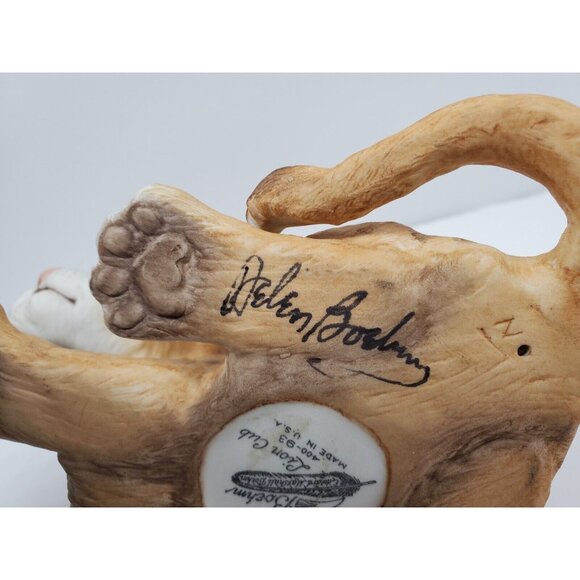 Edward Boehm Signed Autograph Lion Cub 400-93 Porcelain Figure‎ - Picture 4 of 7